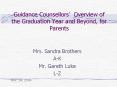 Guidance Counsellors PowerPoint PPT Presentation