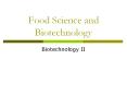 Food Science and Biotechnology PowerPoint PPT Presentation