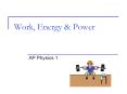Work, Energy PowerPoint PPT Presentation