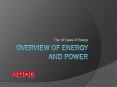 Overview of Energy and Power PowerPoint PPT Presentation