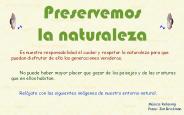 AG2- Preservemos la naturaleza