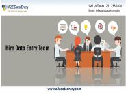 Data Entry Team Outsource