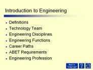 Introduction to Engineering