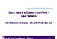 Some Issues in System-Level Power Optimization PowerPoint PPT Presentation