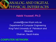 ANALOG AND DIGITAL PHYSICAL INTERFACES