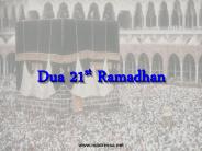 Dua 21st Ramadhan