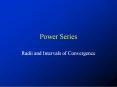 Power Series PowerPoint PPT Presentation