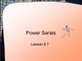 Power Series PowerPoint PPT Presentation