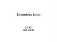 Embedded Linux PowerPoint PPT Presentation