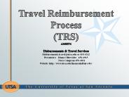 Travel Reimbursement