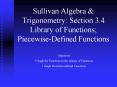 Sullivan Algebra PowerPoint PPT Presentation