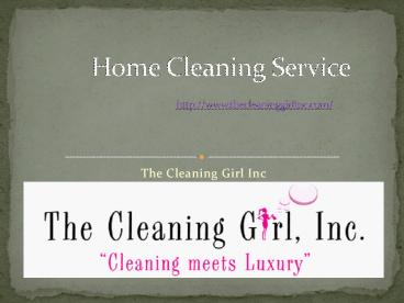 Home Cleaning Service