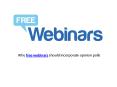 Why free webinars should incorporate opinion polls PowerPoint PPT Presentation