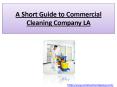 A Short Guide to Commercial Cleaning Company LA PowerPoint PPT Presentation