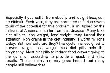 Fat Diminsher System