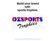 Build Your Brand with Sports Trophies