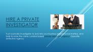 Hire a private investigator