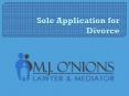 Divorce - What is a Sole Application for Divorce? PowerPoint PPT Presentation