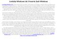 Lordship Windows Ltd. Presents Sash Windows PowerPoint PPT Presentation