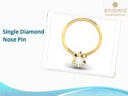 Single Diamond Nose Pin