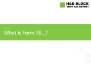 What is form 16?