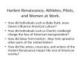 Harlem%20Renaissance,%20Athletes,%20Pilots,%20and%20Women%20at%20Work. PowerPoint PPT Presentation