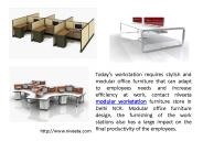 Modula Desking System Workstations Supplier in Delhi NCR