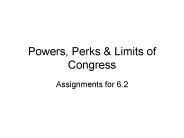 Powers, Perks