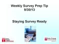 Weekly Survey Prep Tip 9/30/13  Staying Survey Ready PowerPoint PPT Presentation