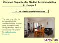 Common etiquettes for student accommodation in Liverpool PowerPoint PPT Presentation