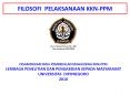 FILOSOFI PELAKSANAAN KKN-PPM PowerPoint PPT Presentation