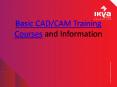 Basic CAD and CAM Training Courses PowerPoint PPT Presentation