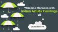 Welcome Monsoon with Indian Artists Paintings- 2015 PowerPoint PPT Presentation
