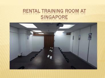 Rental Training Room at Singapore