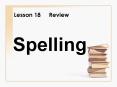 Spelling PowerPoint PPT Presentation