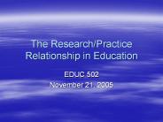 The%20Research/Practice%20Relationship%20in%20Education