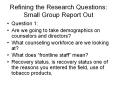 Refining the Research Questions: Small Group Report Out PowerPoint PPT Presentation