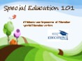 Special Education 101 PowerPoint PPT Presentation