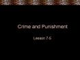 Crime and Punishment PowerPoint PPT Presentation