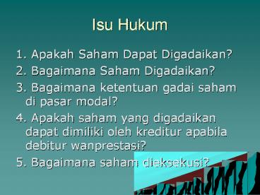 Isu Hukum