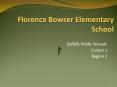 Florence Bowser Elementary School PowerPoint PPT Presentation
