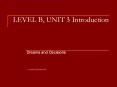LEVEL%20B,%20UNIT%203%20Introduction PowerPoint PPT Presentation