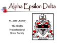 NC Zeta Chapter PowerPoint PPT Presentation