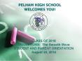 PELHAM HIGH SCHOOL WELCOMES YOU! PowerPoint PPT Presentation