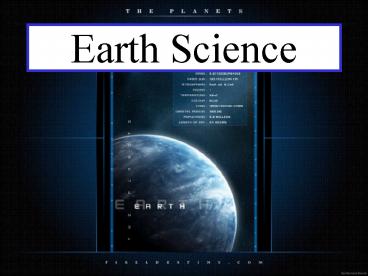 Earth Science