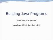 Building Java Programs