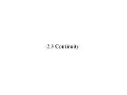 Calculus 2.3