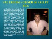 SAL TADDEO - OWNER OF SALLEE FIGS