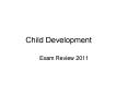 Child Development PowerPoint PPT Presentation