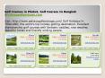 Golf Courses in Phuket, Golf Courses In Bangkok |Pattayagolfpackage.com (1) PowerPoint PPT Presentation